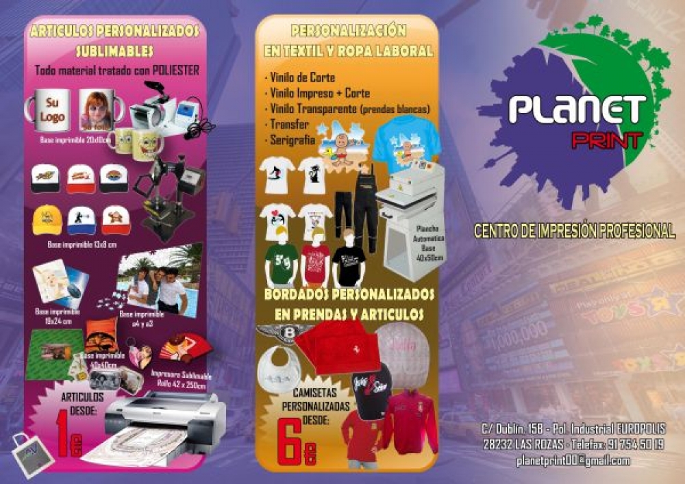 ARTÍCULOS PERSONALIZADOS